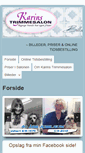 Mobile Screenshot of karins-trimmesalon.dk
